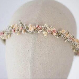 Bridal Flower crown and boutonnière